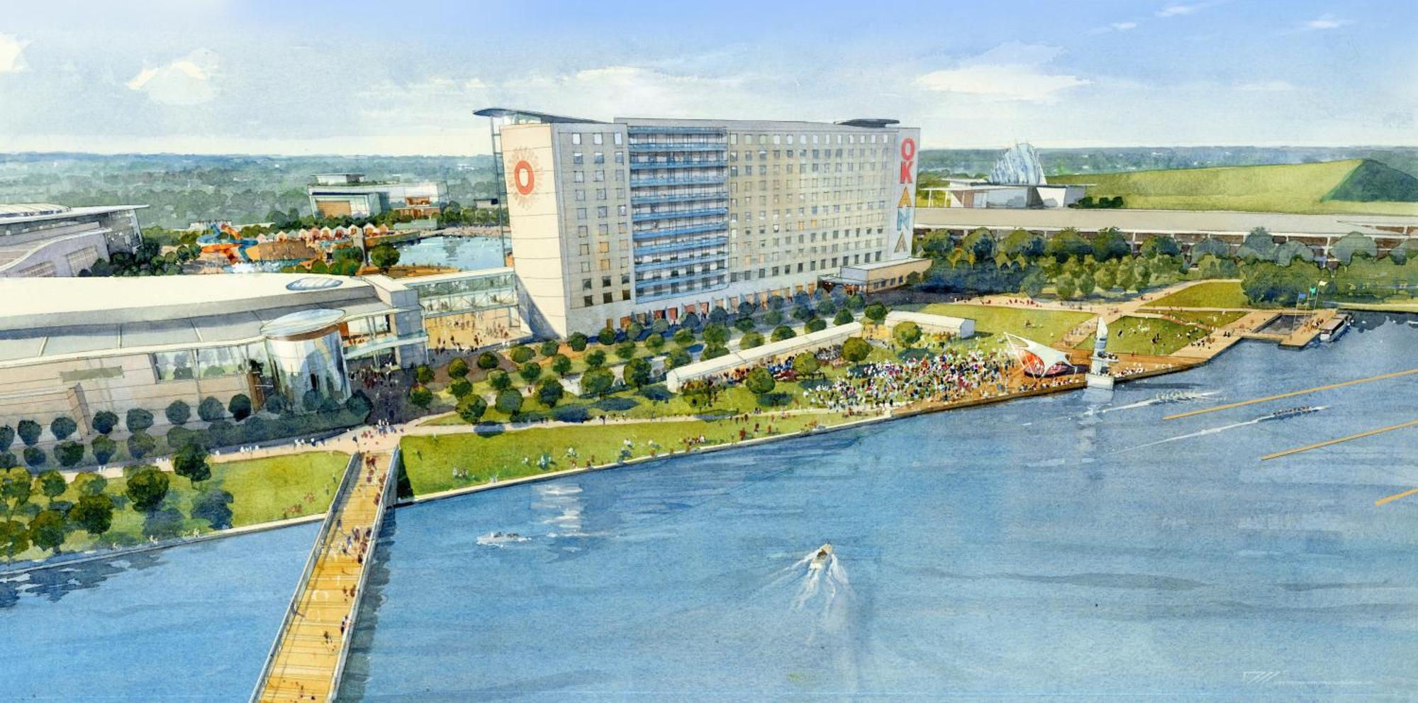 Okana Resort And Indoor Waterpark Oklahoma City Exterior foto
